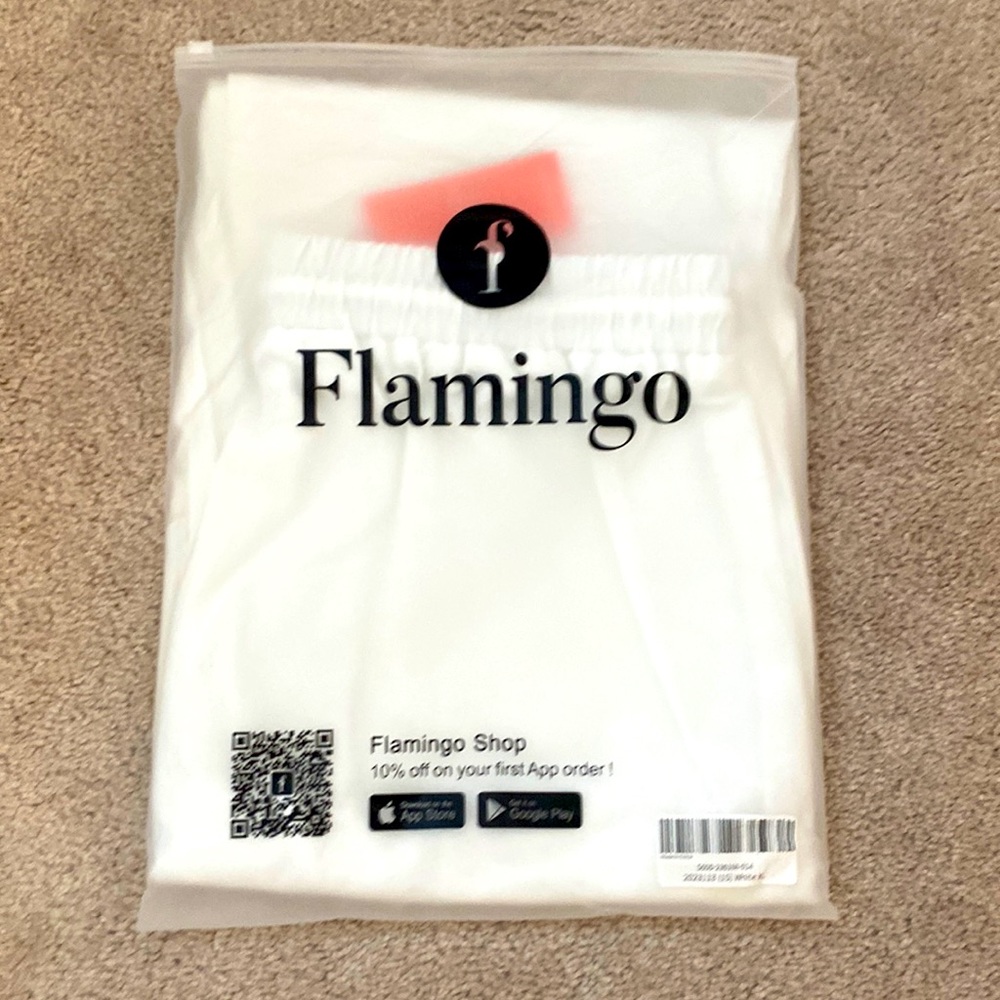 Wide leg casual pant